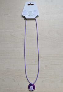 Purple Ghosty Necklace